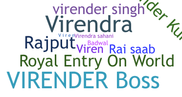 الاسم المستعار - Virender