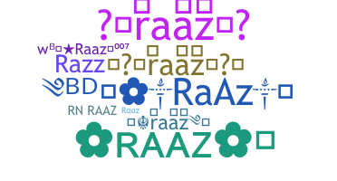 الاسم المستعار - raaz