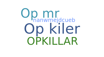 الاسم المستعار - Opkiler