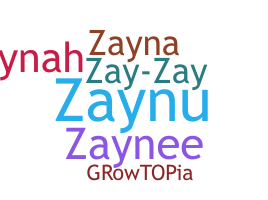الاسم المستعار - Zaynah