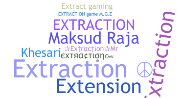 الاسم المستعار - extraction