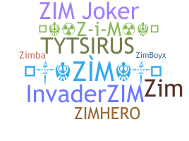 الاسم المستعار - ZIM