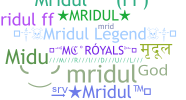 الاسم المستعار - Mridul