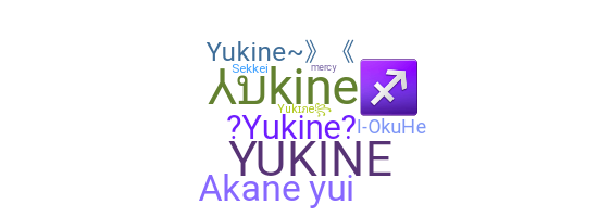 الاسم المستعار - Yukine