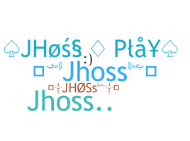 الاسم المستعار - jhoss