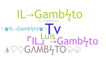 الاسم المستعار - Gambito