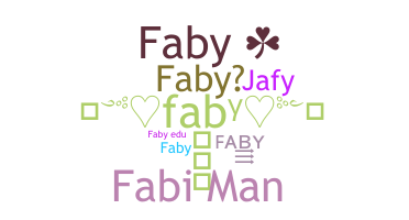 الاسم المستعار - faby