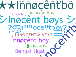 الاسم المستعار - innocentboy