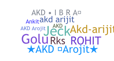 الاسم المستعار - AKd
