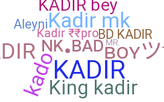 الاسم المستعار - Kadir
