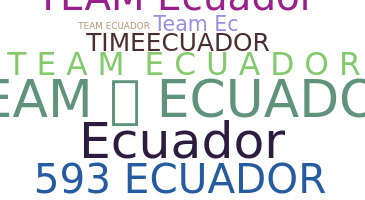 الاسم المستعار - TeamEcuador