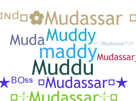 الاسم المستعار - Mudassar