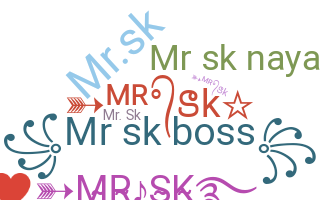 الاسم المستعار - MRSk