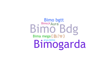 الاسم المستعار - bimo