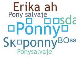 الاسم المستعار - Ponny