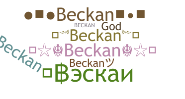 الاسم المستعار - beckan