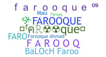 الاسم المستعار - Farooque
