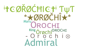 الاسم المستعار - orochi