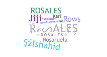 الاسم المستعار - Rosales