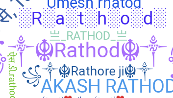 الاسم المستعار - Rathod