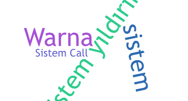 الاسم المستعار - sistem