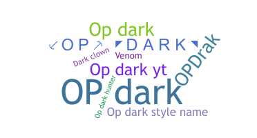 الاسم المستعار - Opdark