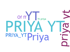 الاسم المستعار - PriyaYT