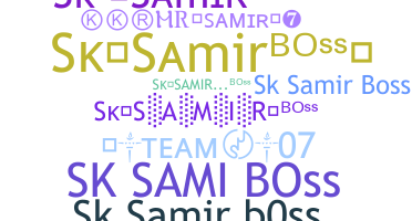 الاسم المستعار - Sksamirboss