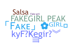 الاسم المستعار - fakegirl