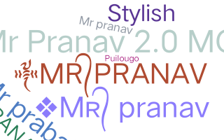 الاسم المستعار - Mrpranav