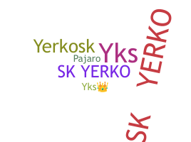 الاسم المستعار - YerKo