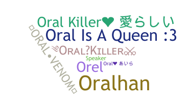 الاسم المستعار - Oral