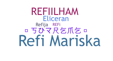الاسم المستعار - Refi