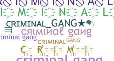 الاسم المستعار - criminalgang
