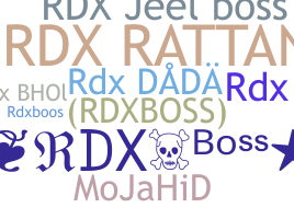 الاسم المستعار - Rdxboss