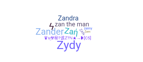 الاسم المستعار - Zan