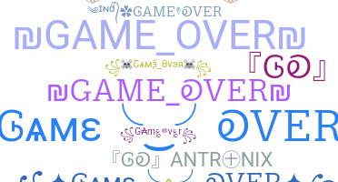 الاسم المستعار - GameOver