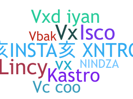 الاسم المستعار - VX