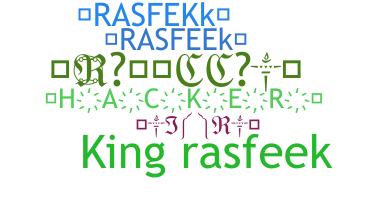 الاسم المستعار - Rasfeek