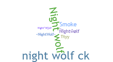 الاسم المستعار - NightWolf