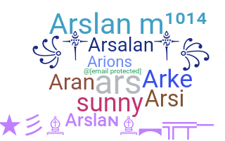 الاسم المستعار - Arslan
