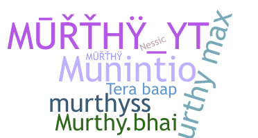 الاسم المستعار - Murthy