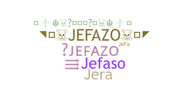 الاسم المستعار - Jefazo