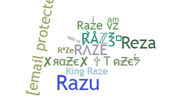 الاسم المستعار - Raze