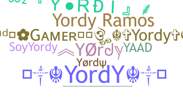 الاسم المستعار - Yordy