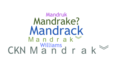 الاسم المستعار - Mandrak