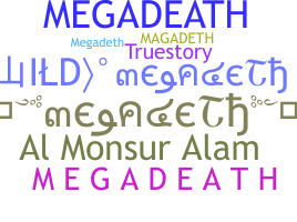 الاسم المستعار - megadeth