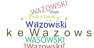 الاسم المستعار - Wazowski