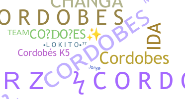 الاسم المستعار - CORDOBES