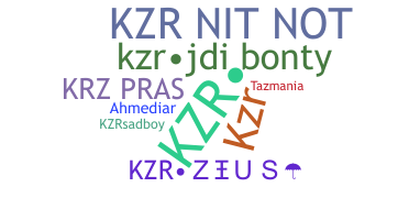 الاسم المستعار - kzr
